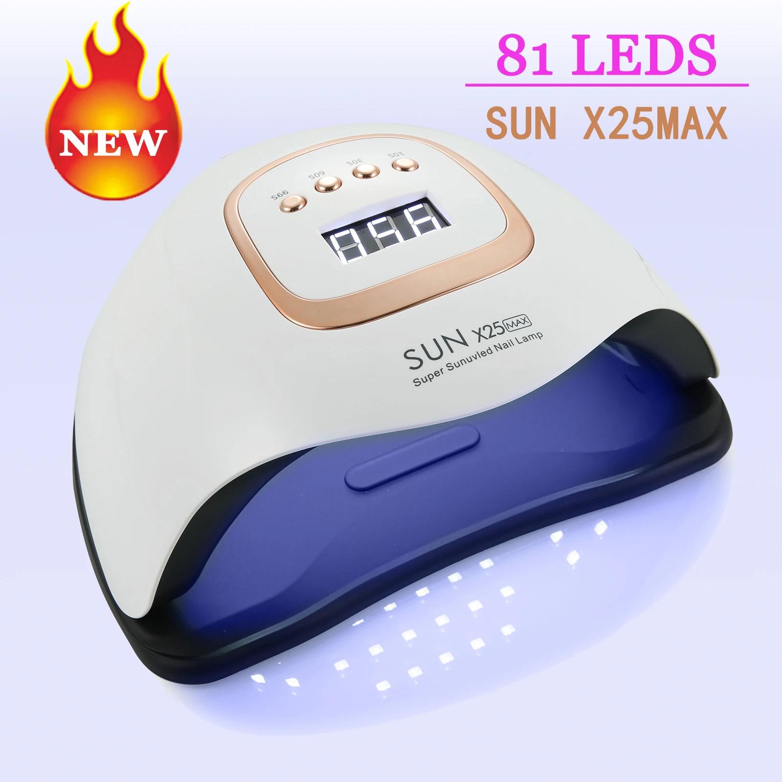 SUN X25 MAX  ̾ UV ,  ȭ , 81 LED Ŵť , LCD ȭ Ÿ̸, 380W, 10s, 30s, 60s, 99s